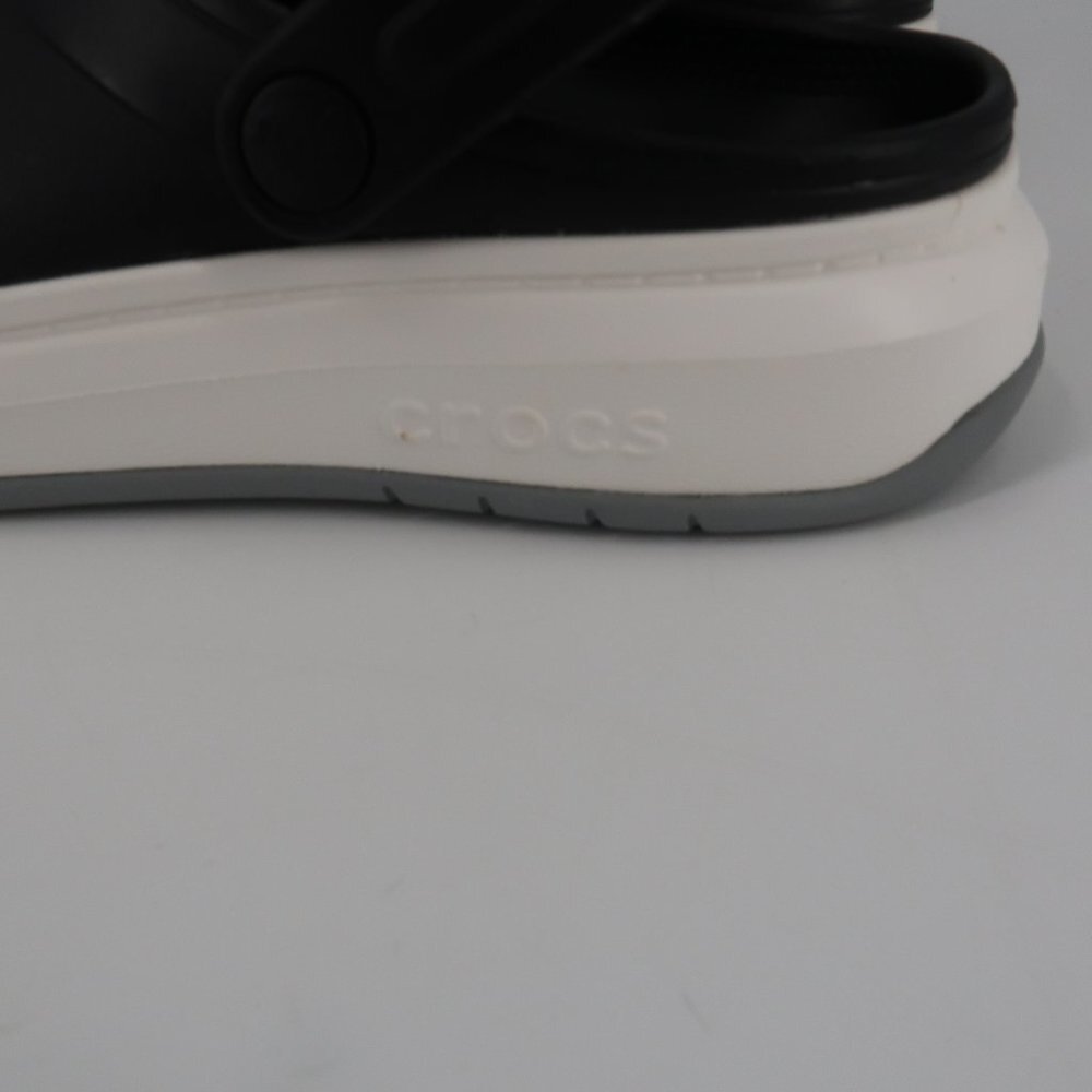 Crocs Black White Crocband Full Force Clog Size Men's 6 NWT - Picture 6 of 10